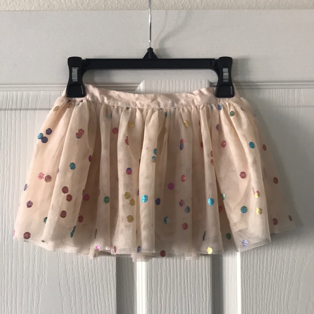 Stella McCartney Kids - Girls Multi Color Polka Dot Skirt - Pink - Size 4